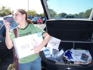 Another photo of me from the day the Wii and Twilight Princess was released. Yep, I’m kissing it. I could not make this up.